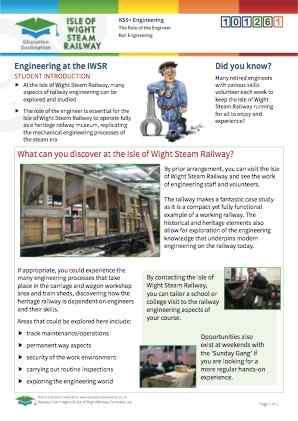 Click to view Resource 101261 Studying the role of the engineer