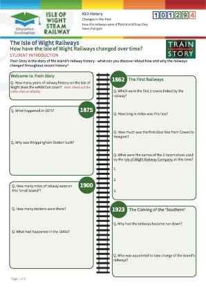 Click to view Resource 101294 How have the Isle of Wight Railways changed over time?