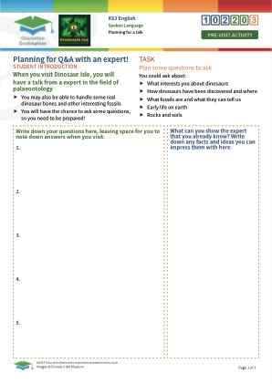 Click to view Resource 102203 Planning questions for a talk