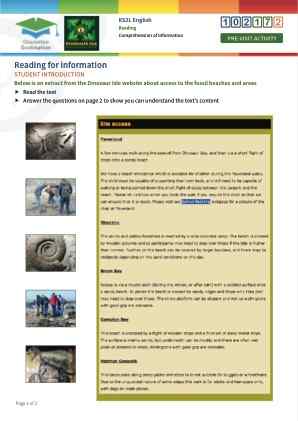 Click to view Resource 102172 Comprehension of Information