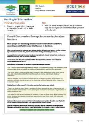 Click to view Resource 102193 Comprehension of Information