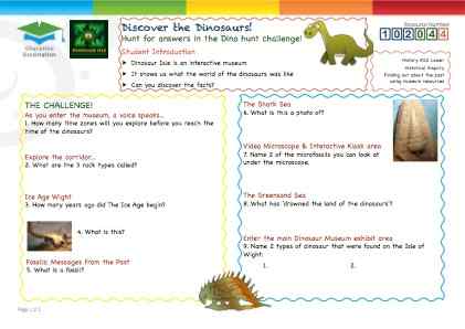 Click to view Resource 102044 Discover the Dinosaurs!