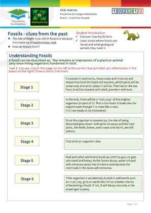 Click to view Resource 102312 Fossils - Clues from the past