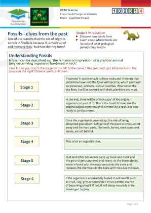 Click to view Resource 102314 Fossils - Clues from the past