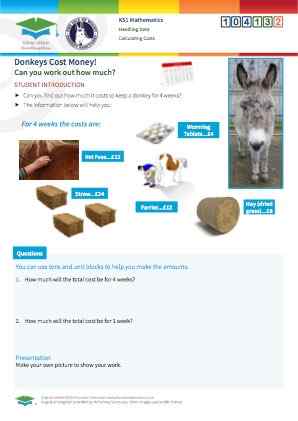 Click to view Resource 104132 Calculating Donkey Costs!