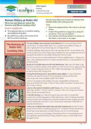 Click to view Resource 105033 The Romans at Robin Hill