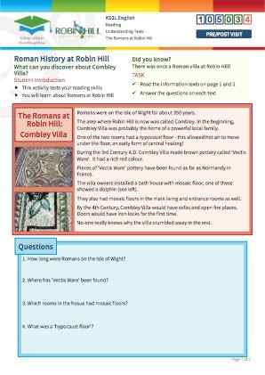 Click to view Resource 105034 The Romans at Robin Hill
