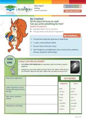 Click to view Resource 105251 Be Creative! Composition inspired by Robin Hill