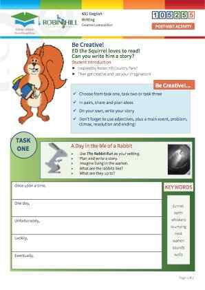Click to view Resource 105255 Be Creative! Composition inspired by Robin Hill