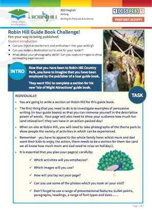 Click to view Resource 105231 Robin Hill - Guide Book Challenge!