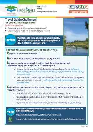Click to view Resource 105241 Travel Guide Challenge!