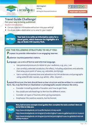 Click to view Resource 105242 Travel Guide Challenge!