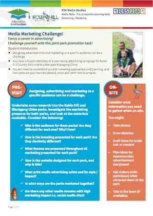 Click to view Resource 105281 Media Marketing Challenge! Storyboarding and Planning an Ad Campaign