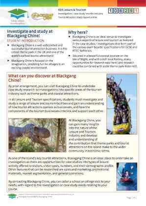 Click to view Resource 106291 Tourist Attraction Case Study Opportunities