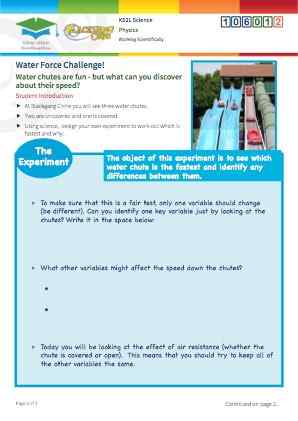 Click to view Resource 106012 Water Force Challenge!