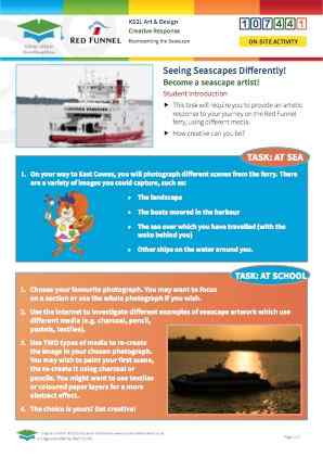 Click to view Resource 107441 Seeing Seascapes Differently!