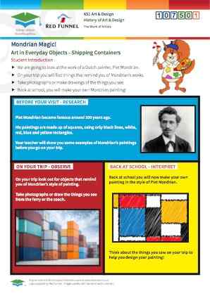 Click to view Resource 107501 Mondrian Magic! Art in Everyday Objects