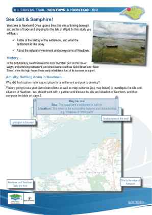 Click to view Resource 107564 IW Coastal Trail - KS2 - Newtown