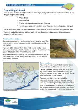 Click to view Resource 107572 IW Coastal Trail - KS3 - Chines