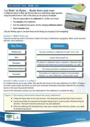 Click to view Resource 107575 IW Coastal Trail - KS3 - Ryde