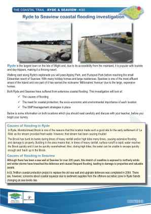 Click to view Resource 107595 IW Coastal Trail - KS5 - Ryde and Seaview