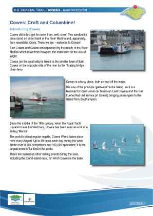 Click to view Resource 107601 IW Coastal Trail - Family/General Interest - Part 1 - Cowes