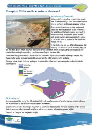 Click to view Resource 107606 IW Coastal Trail - Family/General Interest - Part 1 - Compton Bay