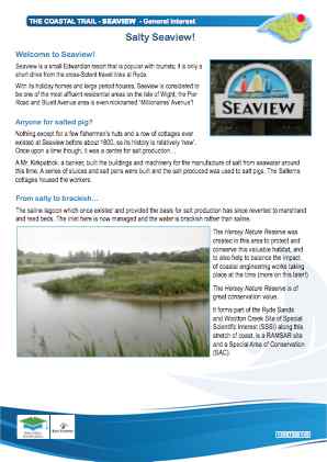 Click to view Resource 107615 IW Coastal Trail - Family/General Interest - Part 2 - Seaview