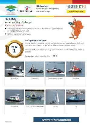 Click to view Resource 107171 Ship Ahoy! Ships, Vessels and Cargo on Southampton Water