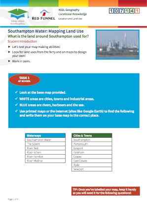 Click to view Resource 107141 Southampton Water: Mapping Land Use