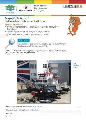 Click to view Resource 107151 Geography Detective! Identifying Features