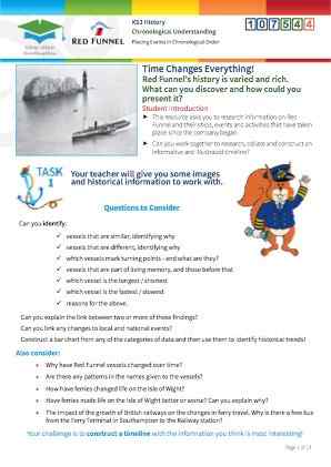 Click to view Resource 107544 Time Changes Everything! Constructing a Ferry Timeline!
