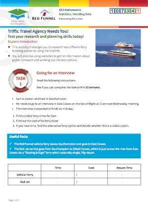 Click to view Resource 107341 Triffic Travel Agency Needs You!