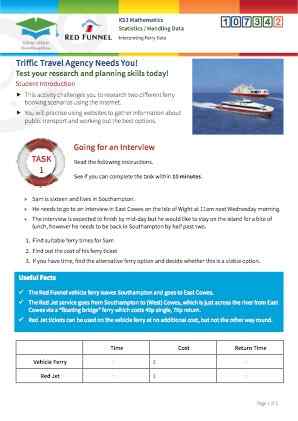 Click to view Resource 107342 Triffic Travel Agency Needs You!