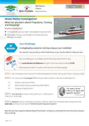 Click to view Resource 107081 Vessel motion investigation: stopping and turning