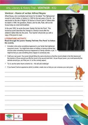 Click to view Resource 107653 Arts & Literary Trail - Ventnor - KS2
