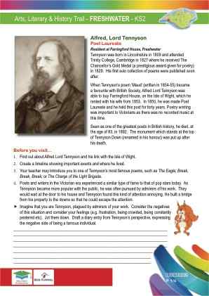 Click to view Resource 107656 Arts & Literary Trail - Freshwater Bay - KS2
