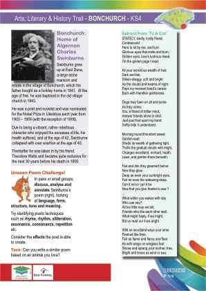 Click to view Resource 107672 Arts & Literary Trail - Bonchurch - KS4