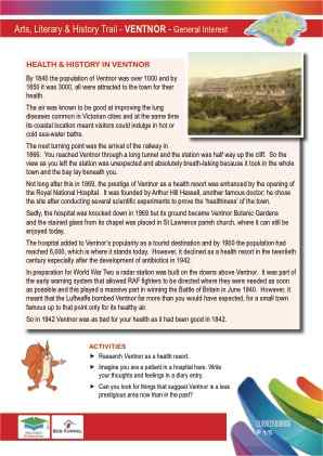 Click to view Resource 107693 Arts & Literary Trail - Ventnor - Family/General Interest