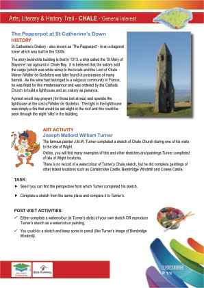 Click to view Resource 107694 Arts & Literary Trail - Chale & Blackgang - Family/General Interest