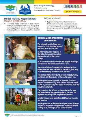 Click to view Resource 109084 Discover the world of model-making at Godshill Model Village!