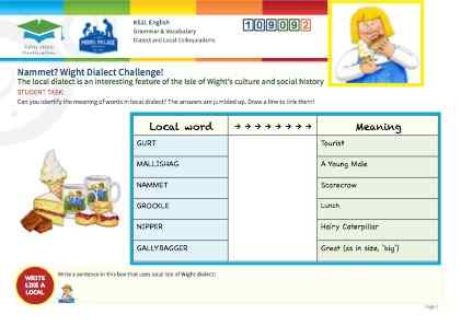 Click to view Resource 109092 Nammet? Wight Dialect Challenge!