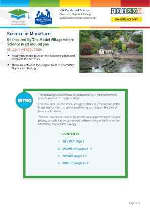 Click to view Resource 109201 Sustainability in the Environment: The Model Village, Godshill