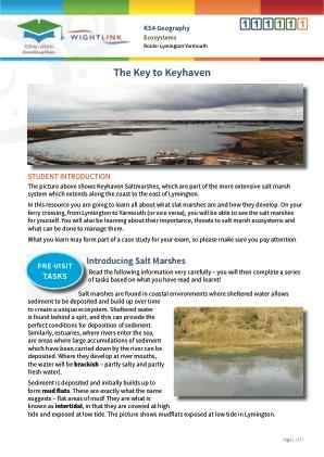 Click to view Resource 111111 Coastal Ecosystems: The Key to Keyhaven!
