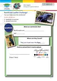 Click to view Resource 119001 Rainforest Leaflet Challenge
