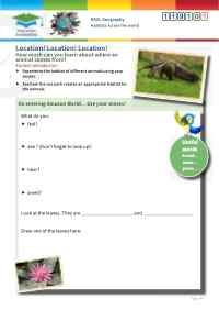 Click to view Resource 119101 Know Your Animal Geography!
