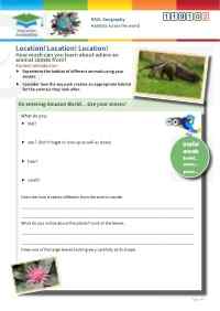 Click to view Resource 119102 Know Your Animal Geography!
