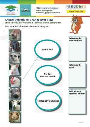 Click to view Resource 152061 Animal investigation - movement, geography, habitat