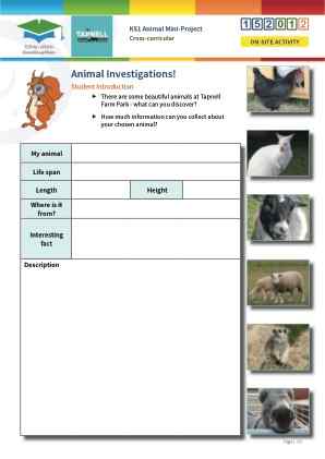 Click to view Resource 152012 Animal Mini-Project