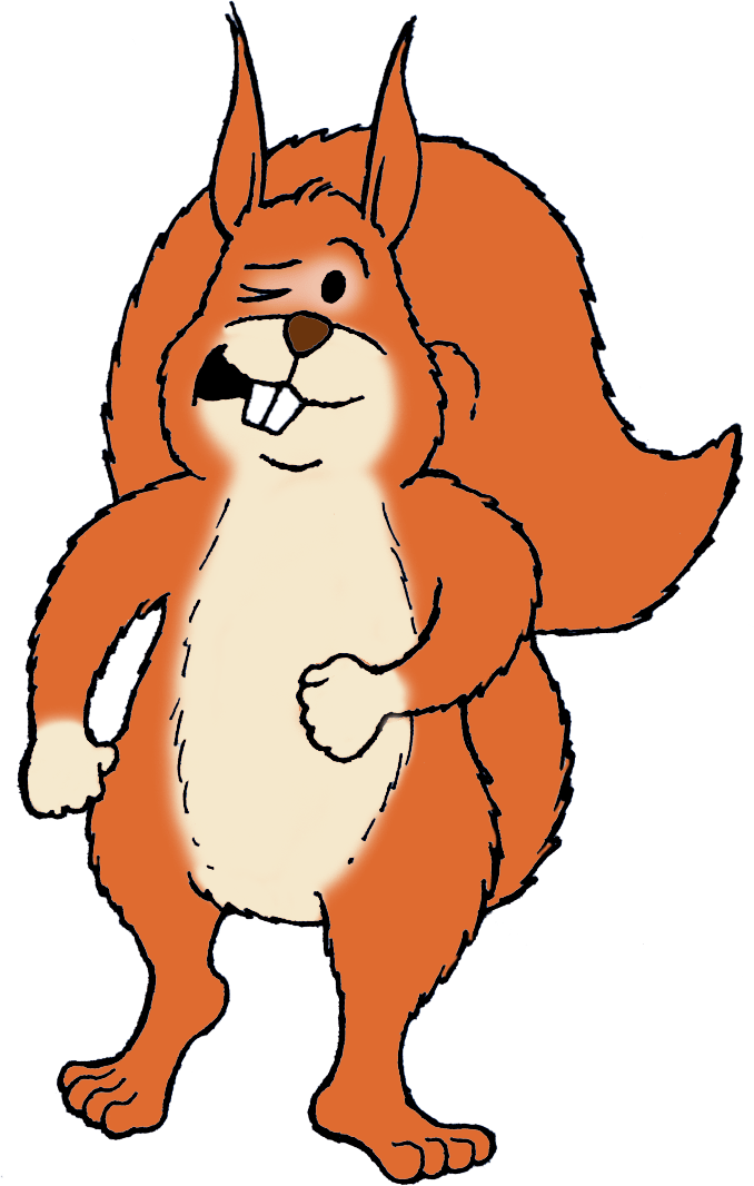 ED Squirrel waving